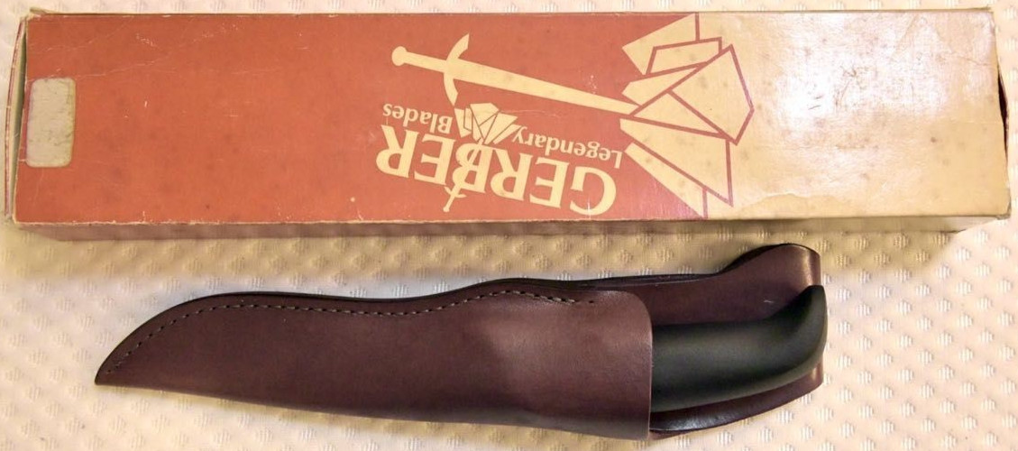 Vintage Gerber Magnum Hunter Knife USA Old Model Fixed Blade Hunting Collectible