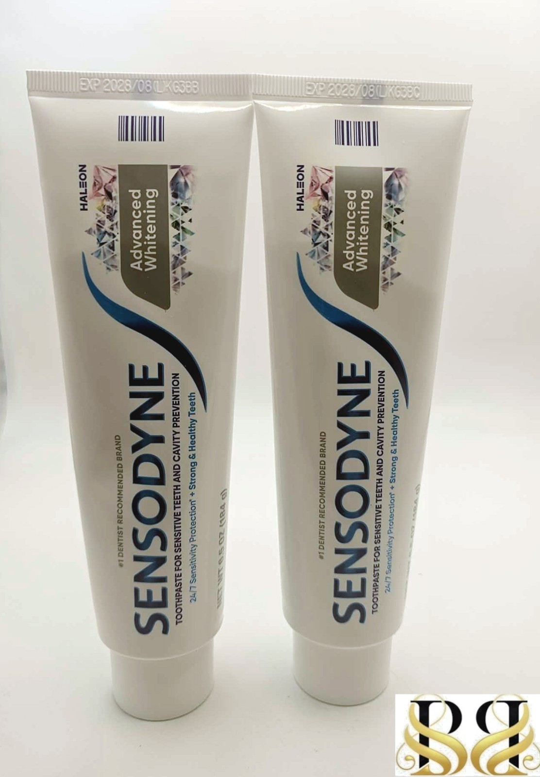 Toothpaste Sensodyne advanced whitening 184g 6.5oz (2 pack) exp 08/2028