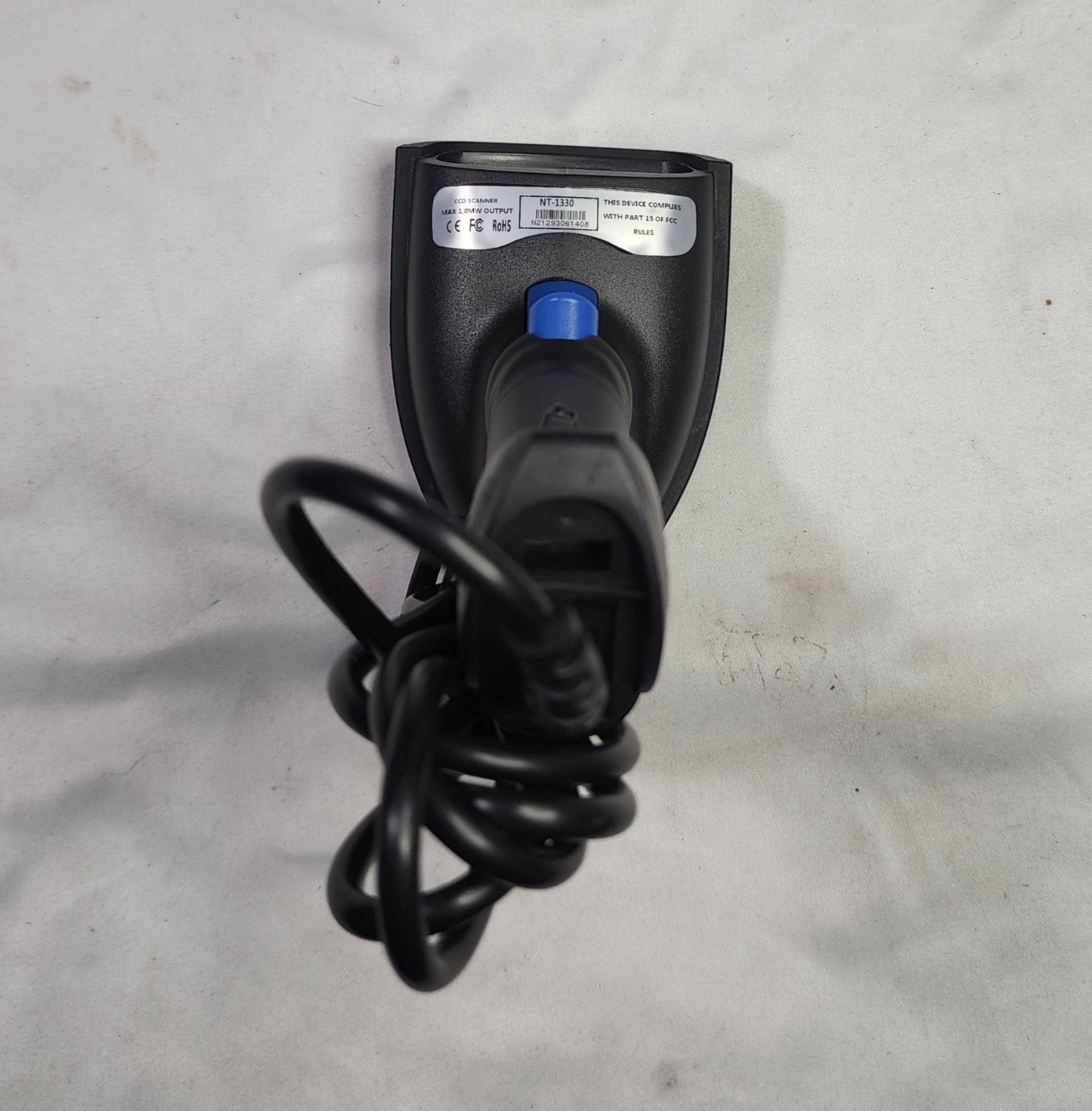 Netum NT 1330 Wired USB Handheld CCD Barcode Scanner Gun TESTED