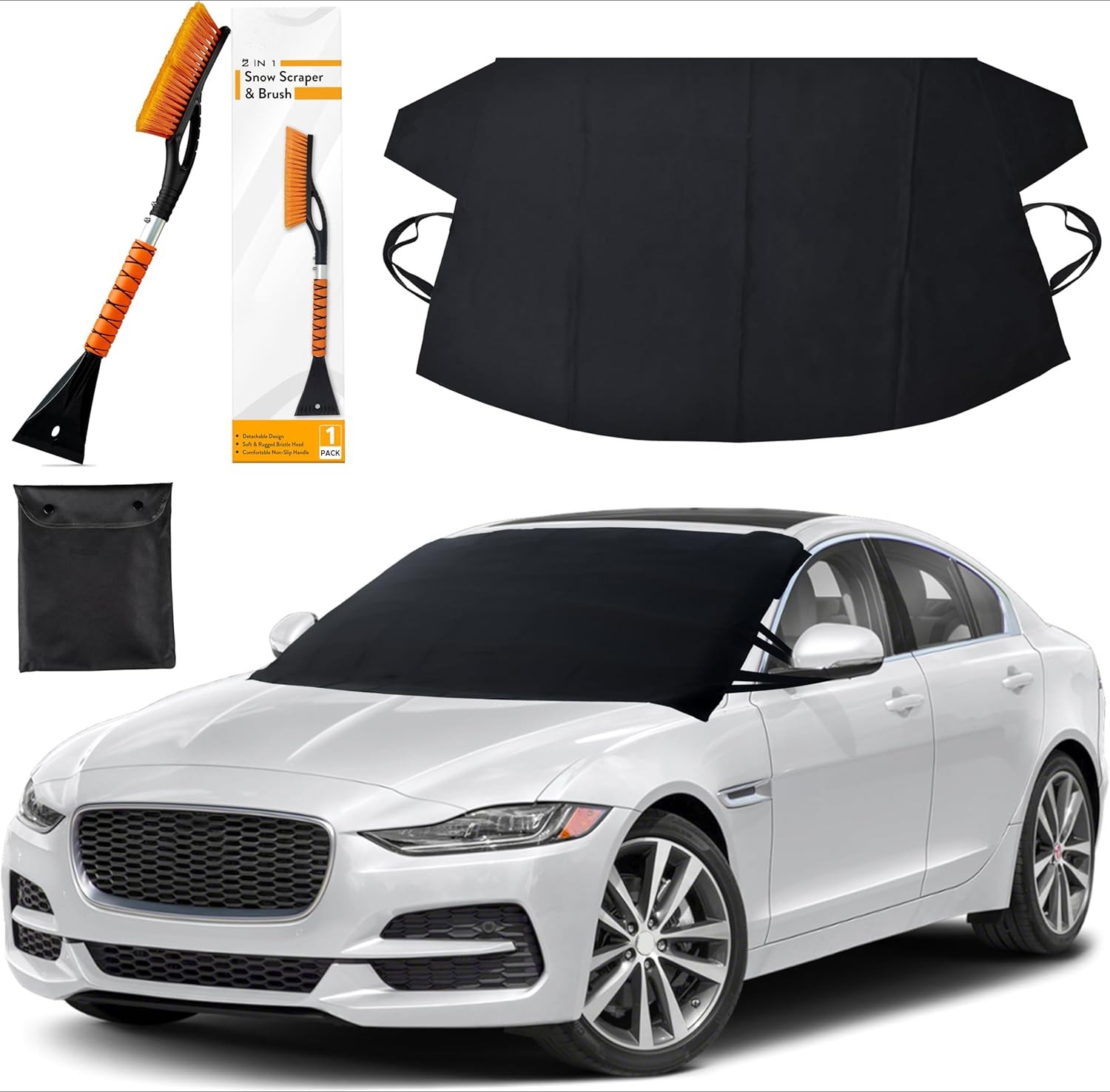 Car Windshield Ice and Snow Cover (69 inches x 42 inches)