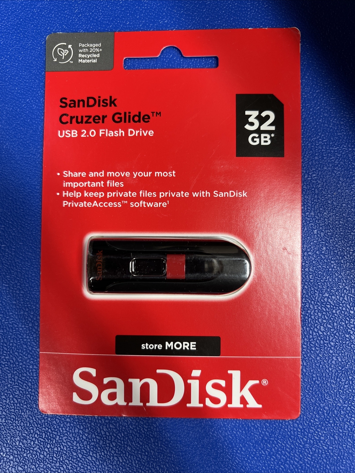 2 Pack~ SanDisk Cruzer Glide USB Flash Drive 32GB