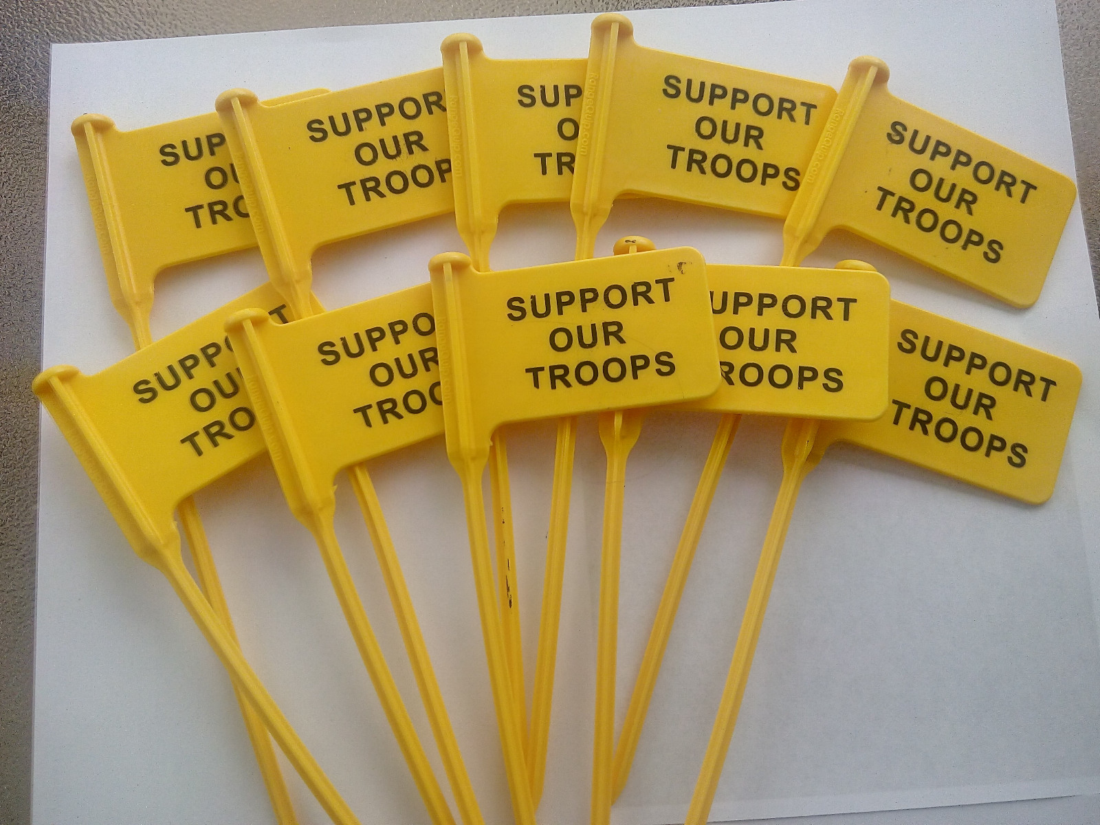 OCI Empty Chamber Indicator Safety Flag (Safety Yellow) 50 pack