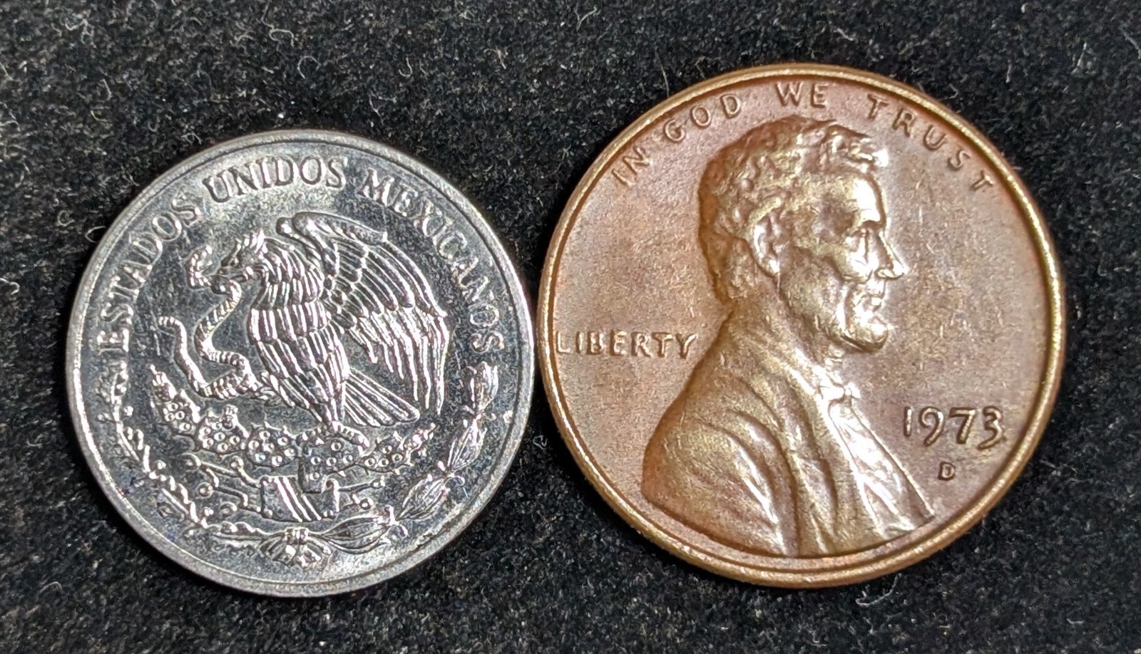 1997 Mexico 10 Centavos Brilliant Uncirculated UNC KM# 547