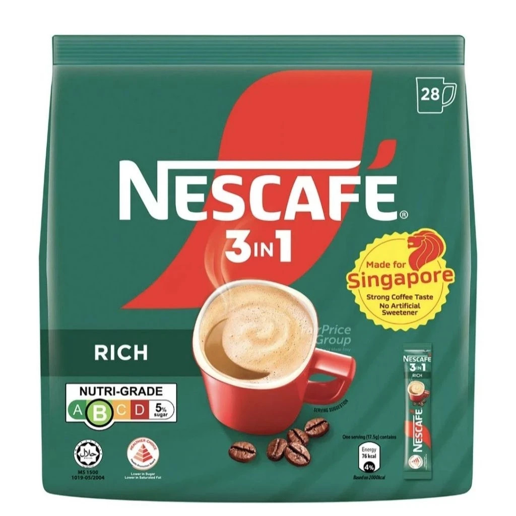 Nescafe Rich Singapore 3 in 1 Instant Coffee 27 Sachets Instant Coffee