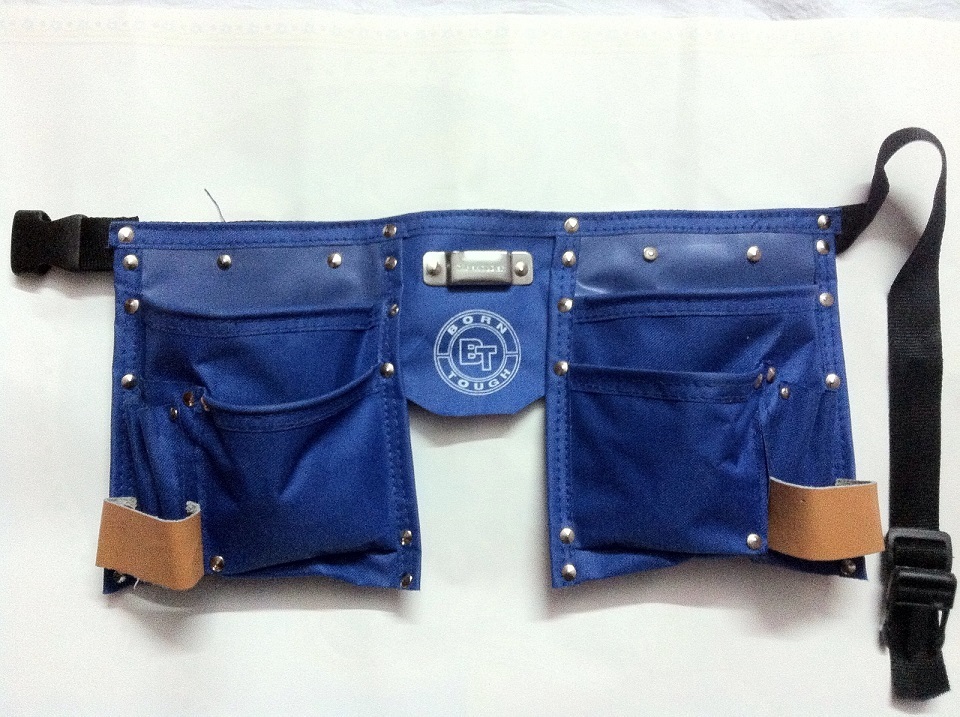 10 Pocket Kids Tool Pouch Bag Belt - Blue