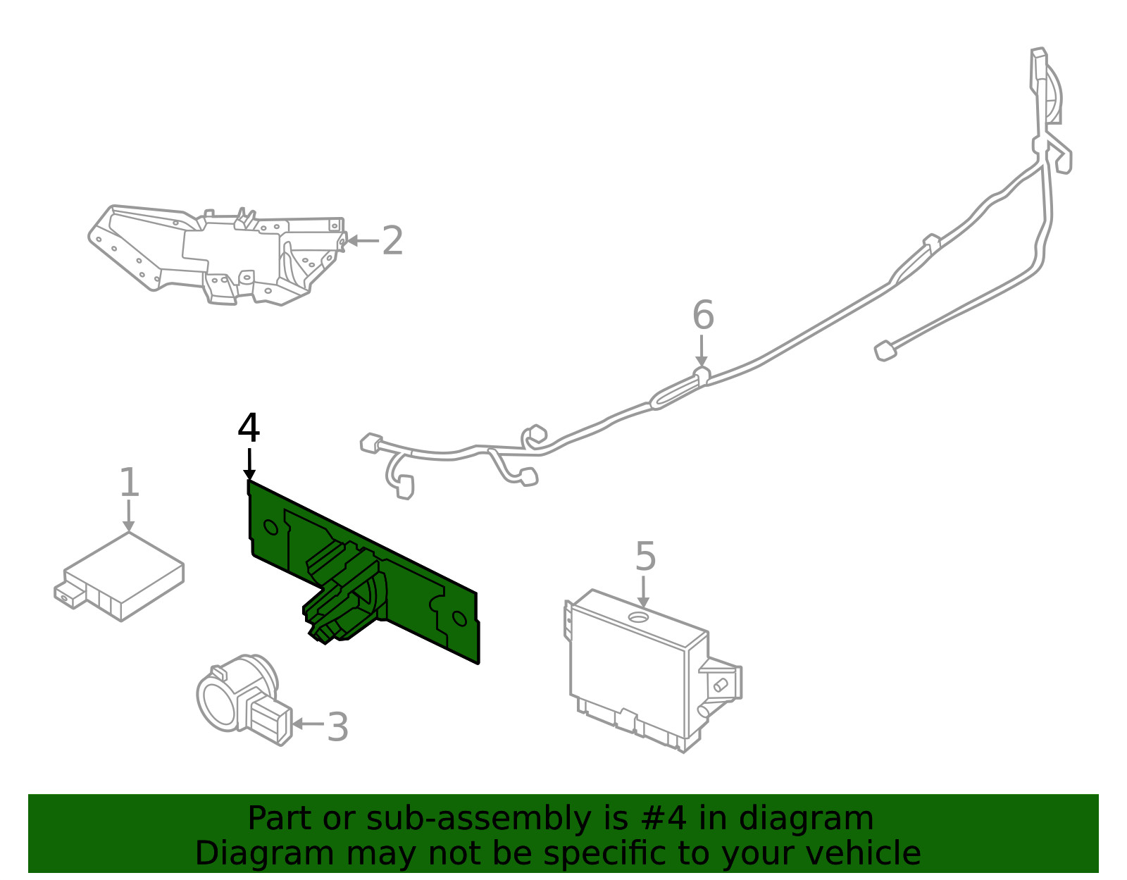 Genuine Nissan Parking Aid Sensor Housing 28533-6RC8A