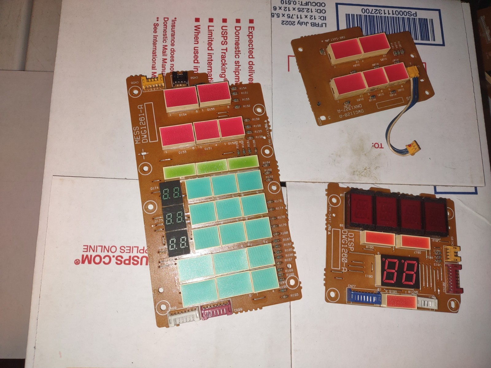 pioneer cjv55 jukebox arcade control panel pcb lot #16