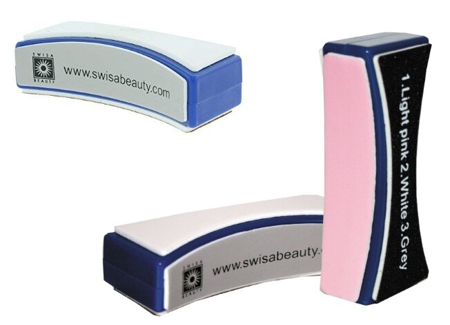 12X Swisa Beauty Nail Buffers - Each order includes 12 Buffers