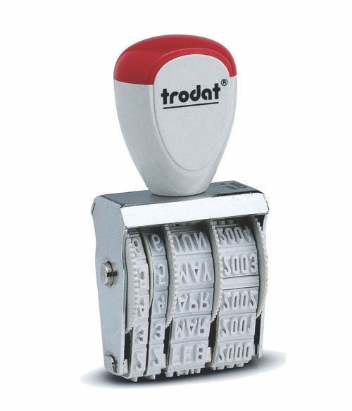 Trodat Manual Line Daters, Large Size No. 2, 10 Year Band