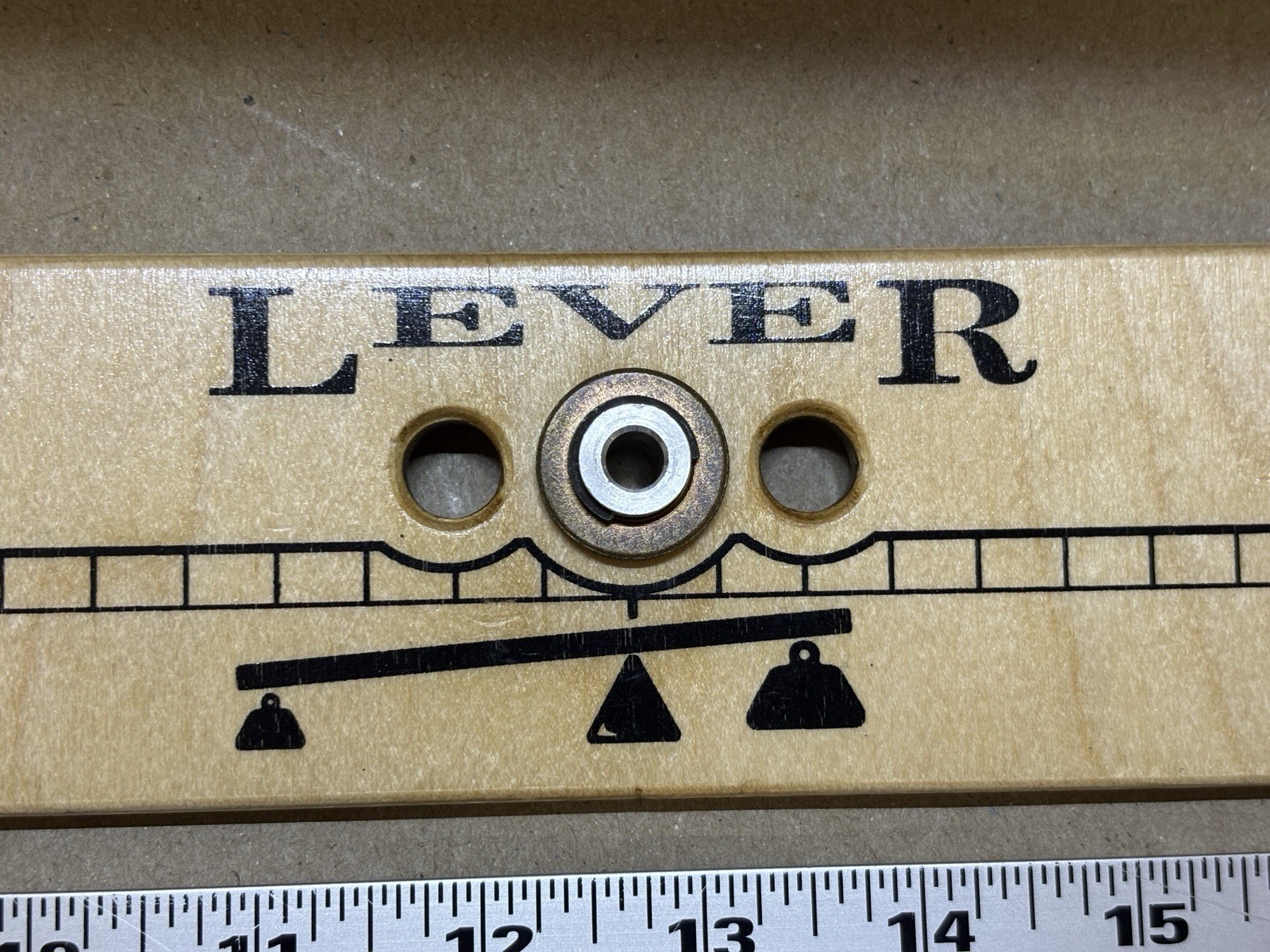 CPO Science Lever Physics Educational tool Balance Bar Laminated Wood