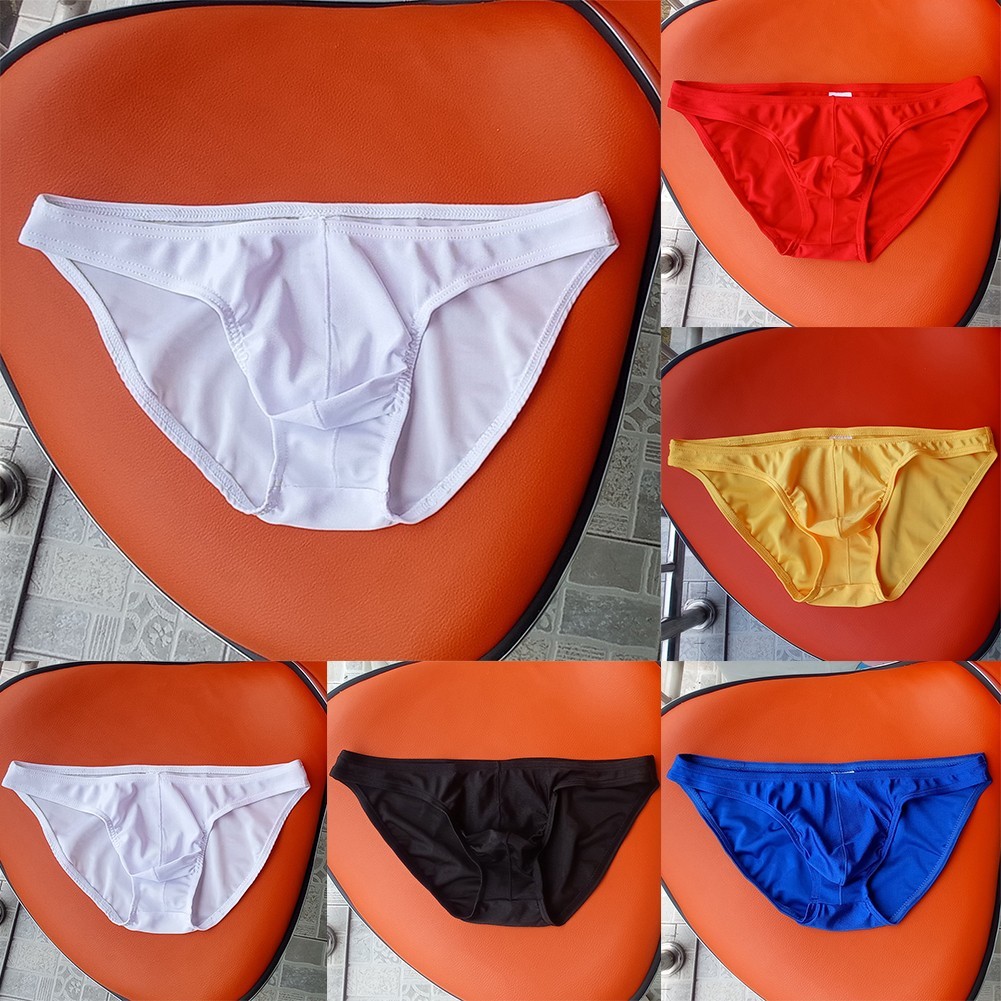 Underwear For Men Mens Panties Bikini Breathable Brief Lingerie Low Waist