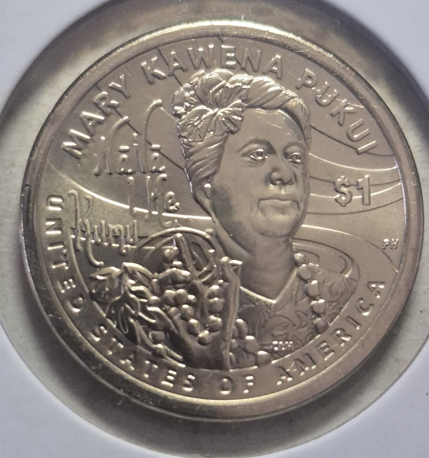 2025 Native American Sacagawea P Dollar- BU - Uncirculated - Mary Kawena Pukui
