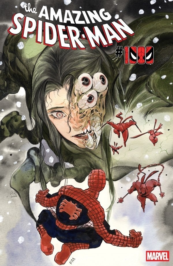 AMAZING SPIDERMAN 1000 36 PEACH MOMOKO FRANK MILLER VARIANT NM '26 PRESALE 9/16