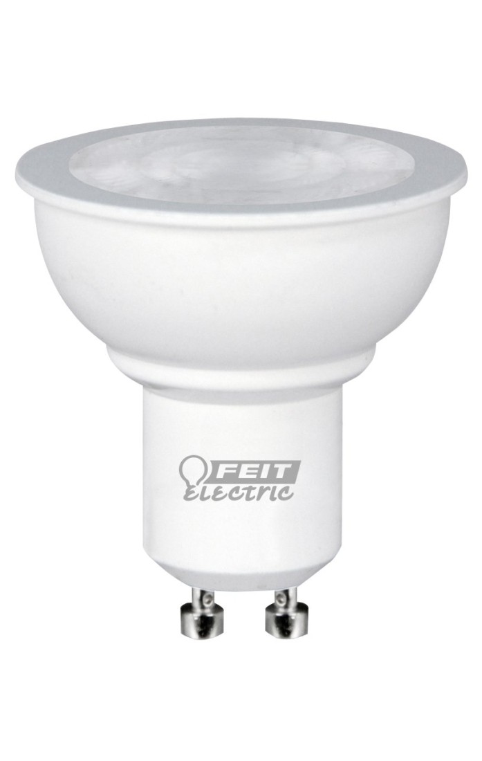 LED Lamp, Track/Recessed, MR16 Lamp, 50 W Equivalent, GU10 Lamp Base, Dimmable