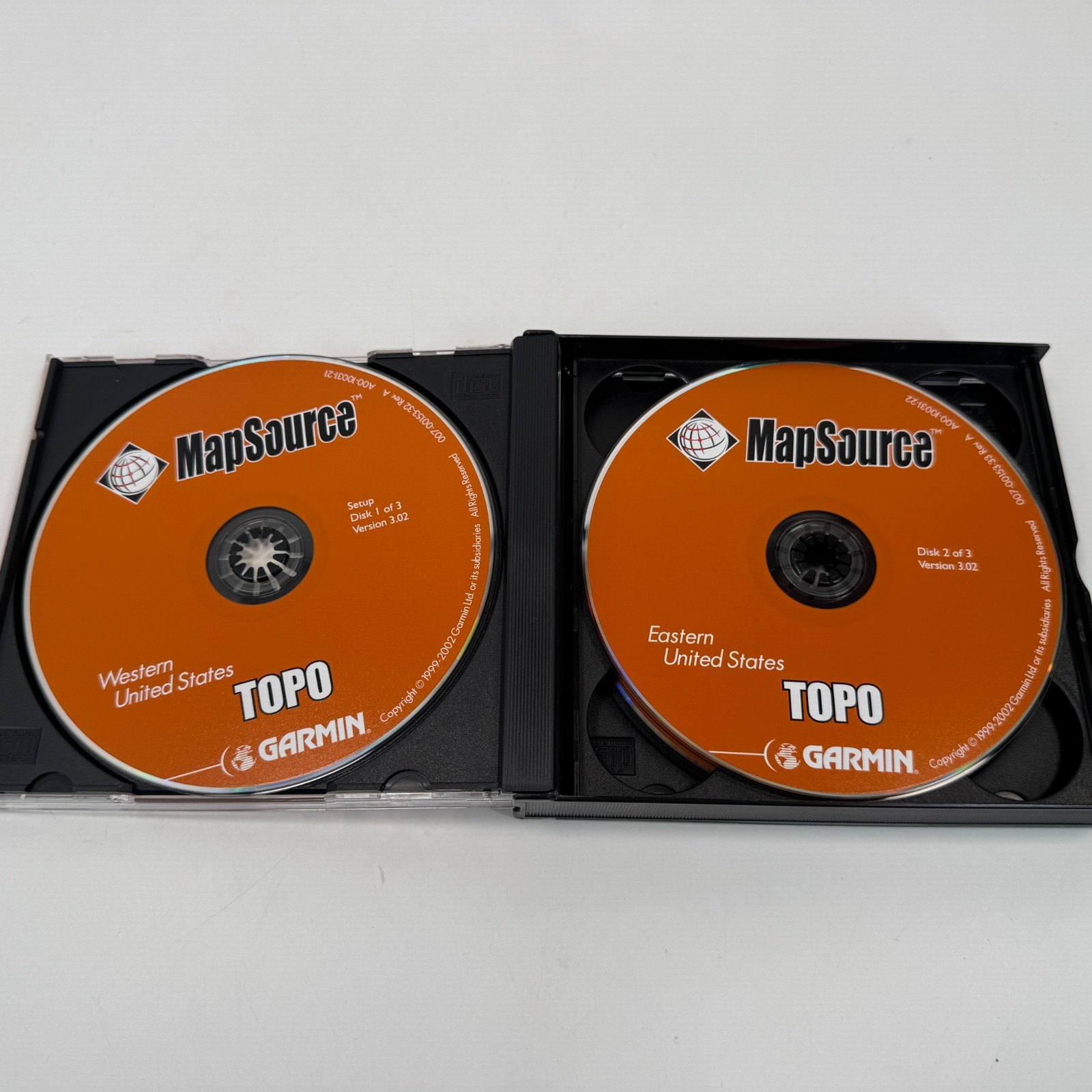 Garmin MapSource TOPO USA Version 3.02 3 CD Set with Serial Number