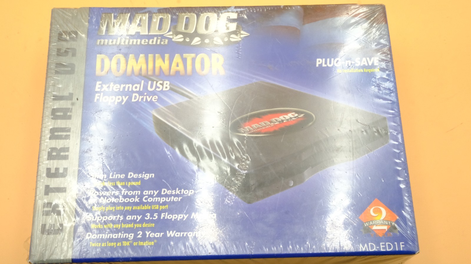 Look!! External floppy drive MD-ED1F 3.5 1.44 mb NEW