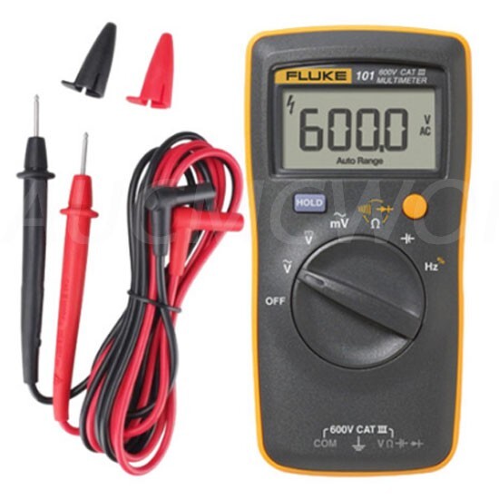 FLUKE-101 Basic Digital Multimeter Pocket Portable Meter AC DC Volt Tester