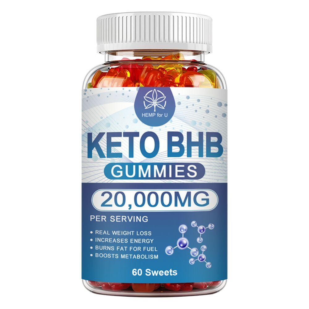Keto BHB Gummies 2000MG Apple Cider Vinegar ACV Weight Loss Fat Burner 60 Gummy