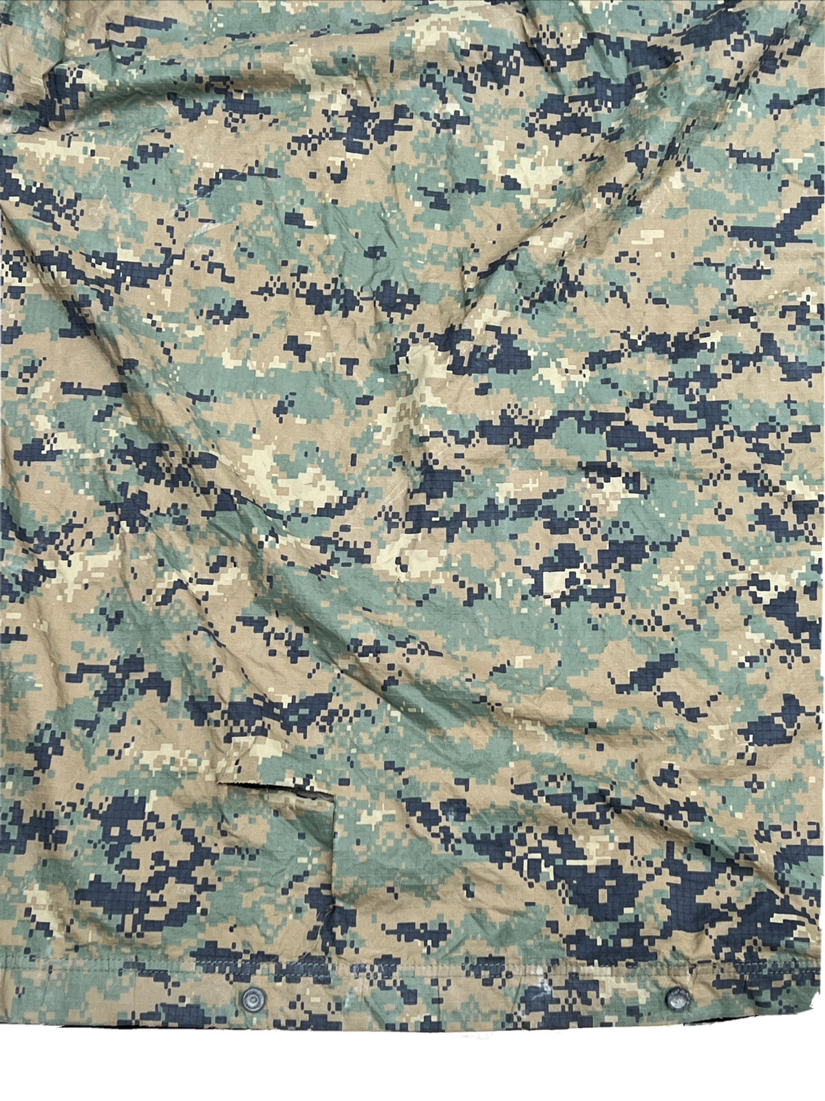 USGI Military REVERSIBLE FIELD TARP *** Tarpaulin MARPAT/80x80 *** Damaged
