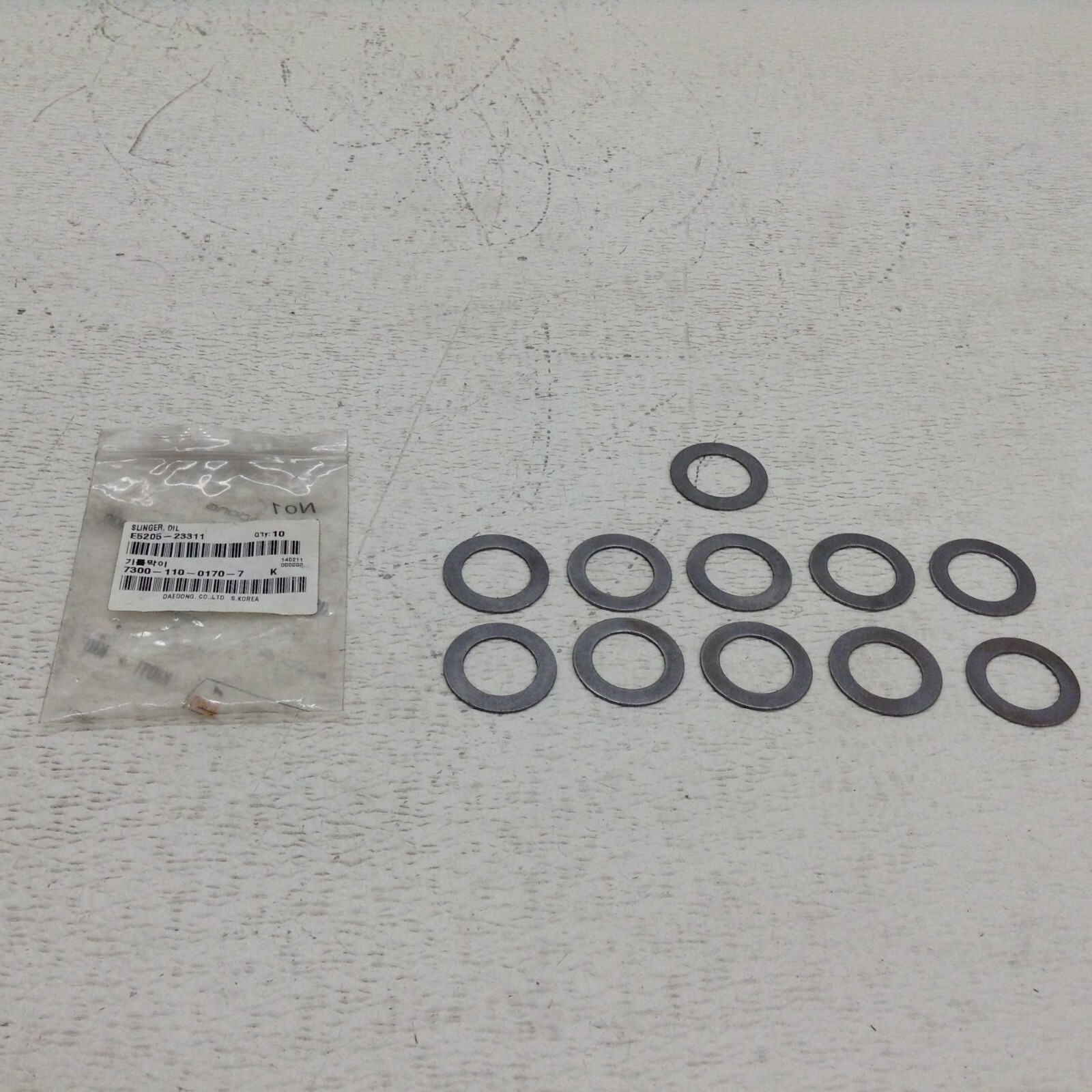 Daedong Kioti E5205-23311 Oil Slinger E520523311 E5205 Bag of 11 New (TSC)