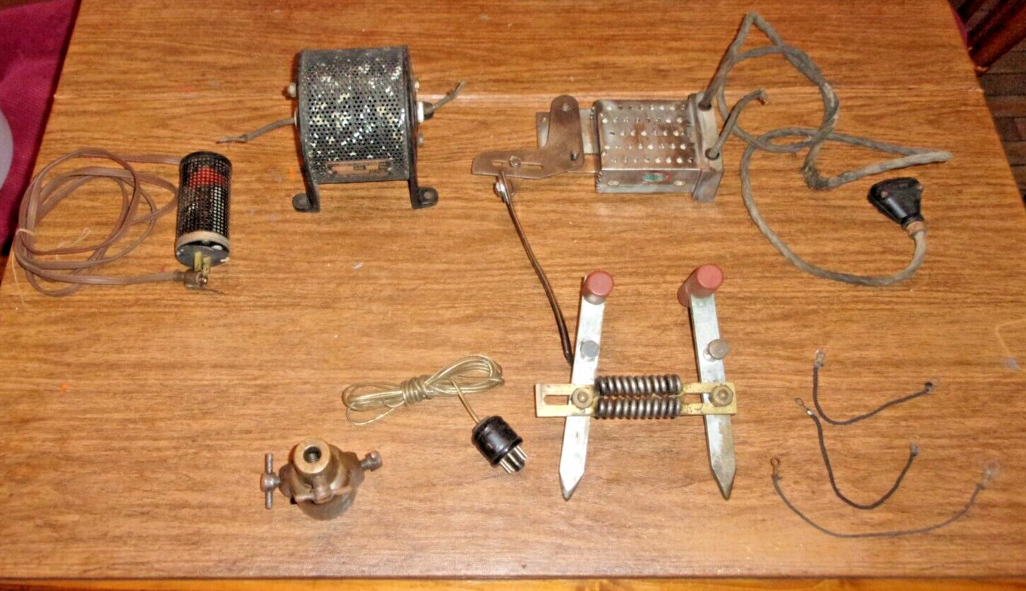 VINTAGE SANGAMO ELECTRIC CO. RESISTANCE BOX ++++ OTHER COMPONENTS ?? C 1930/50'S