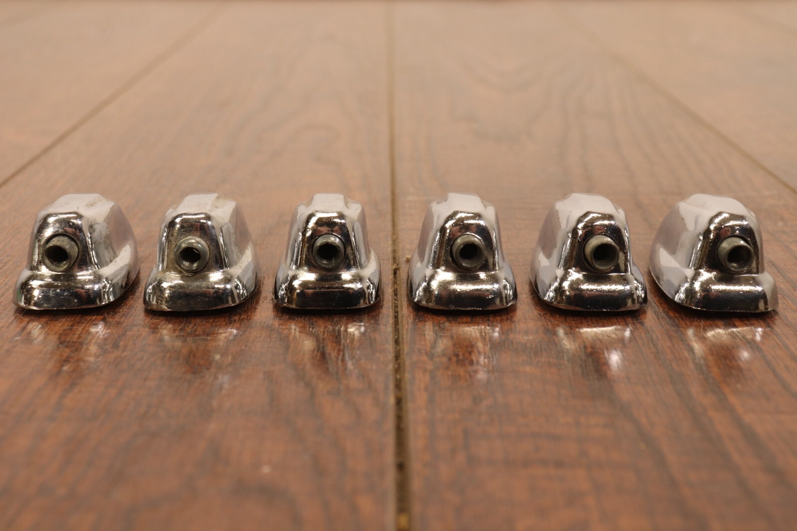 Unbranded Chrome Tom Drum Lugs 6pk #2
