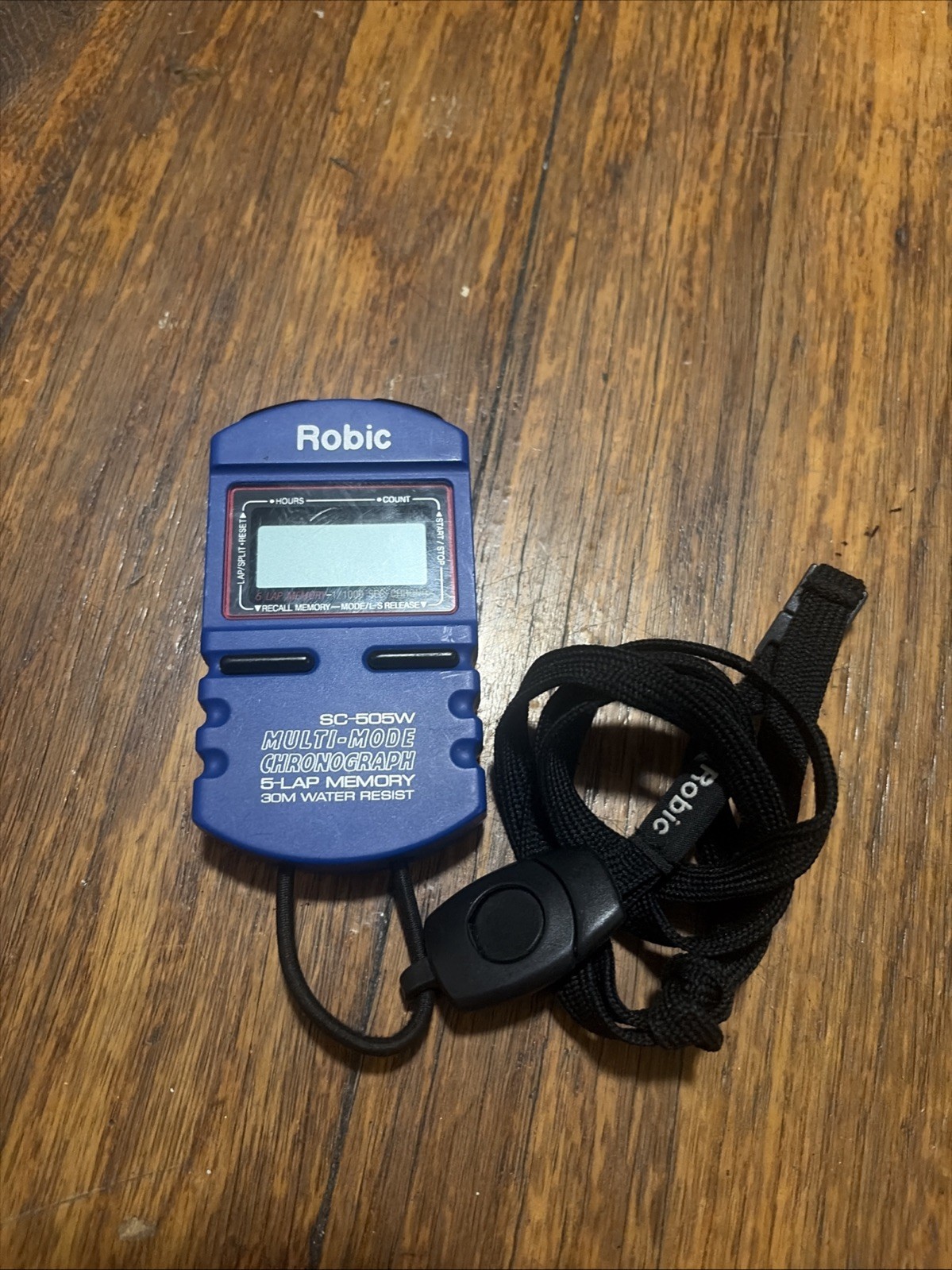 ROBIC Stopwatch SC-505W Multi-Mode Chronograph 12-Lap Memory