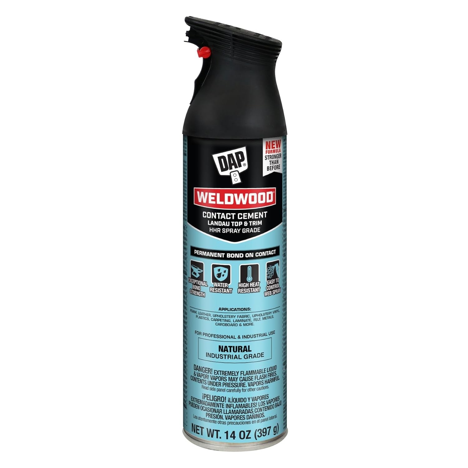 DAP Weldwood Landau Top & Trim HHR Solvent Type Spray Contact Adhesive, Clear, 1