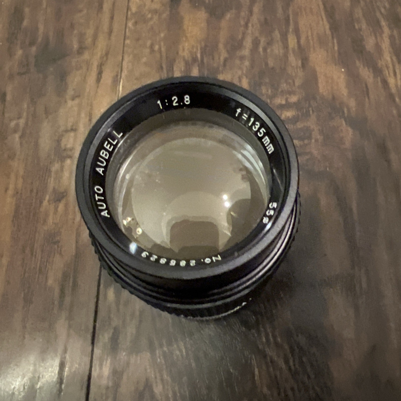 Vintage Lens F=135mm No.  275393 1:2.8 Auto Aubell . 55∅ . OUTSTANDING CONDITION