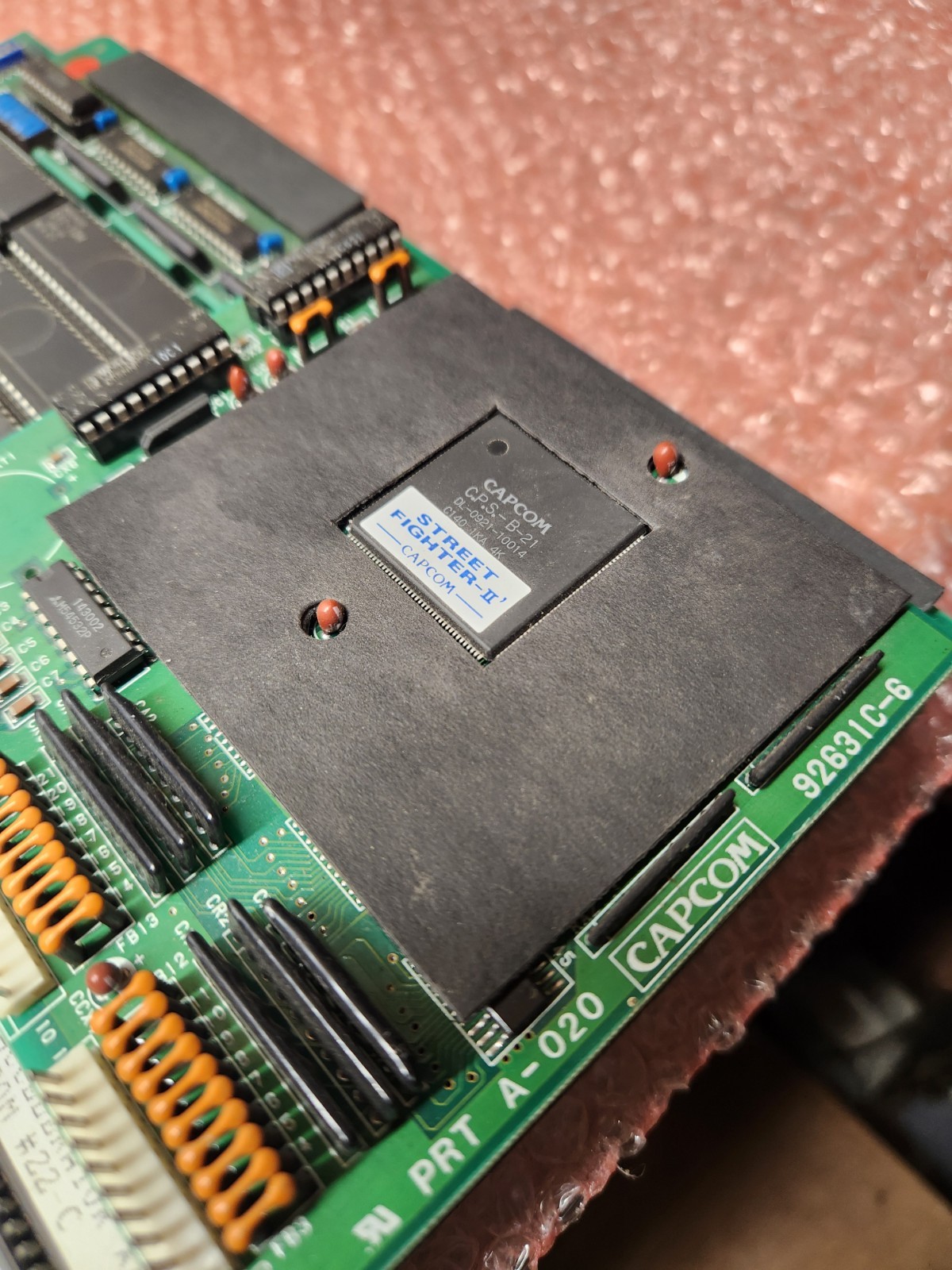 Capcom CPS1 Street Fighter II Champion Edition JAMMA PCB Working A B C board.