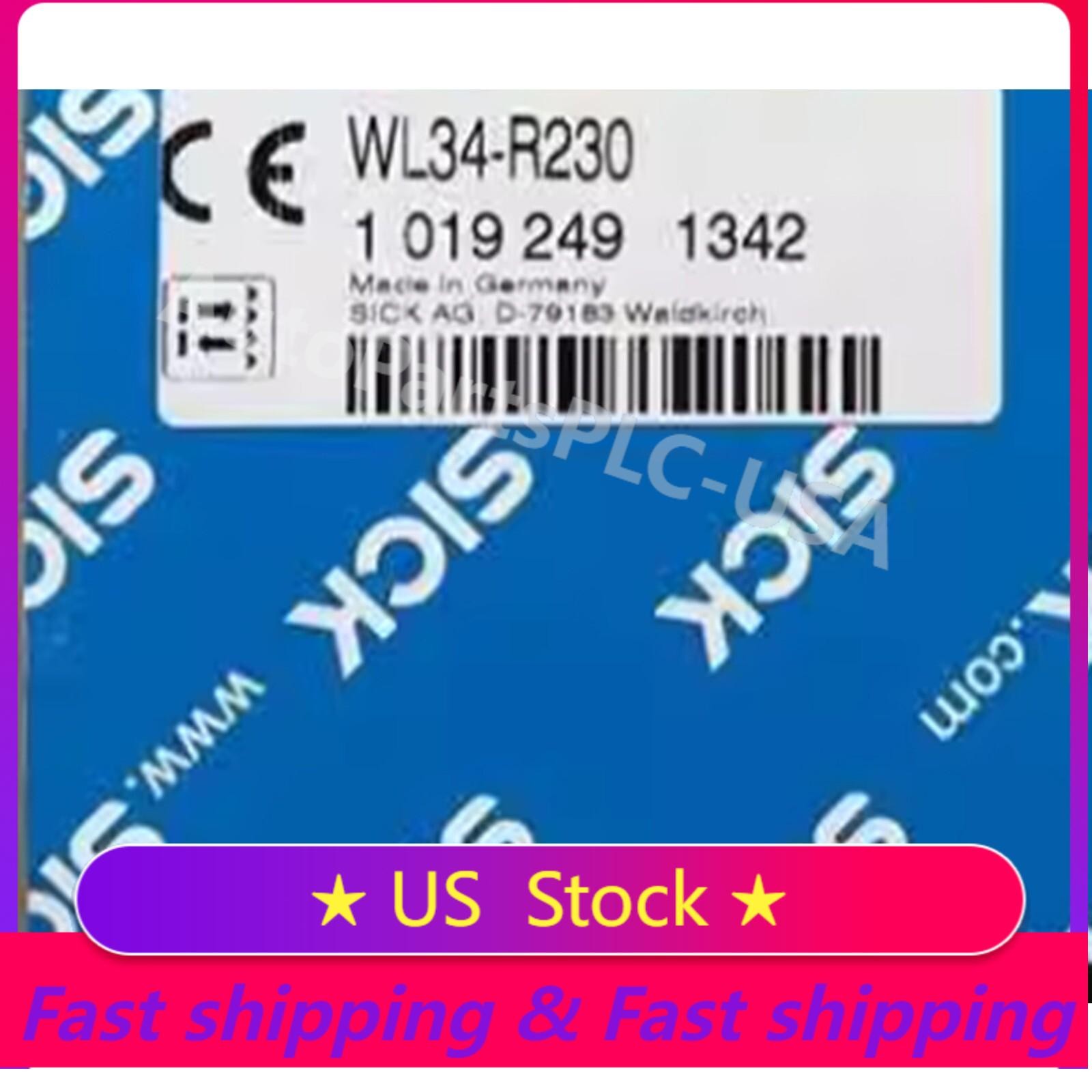US FREE TAX  SICK WL34-R230 WL34R230 1019249 Photoelectric   Replace