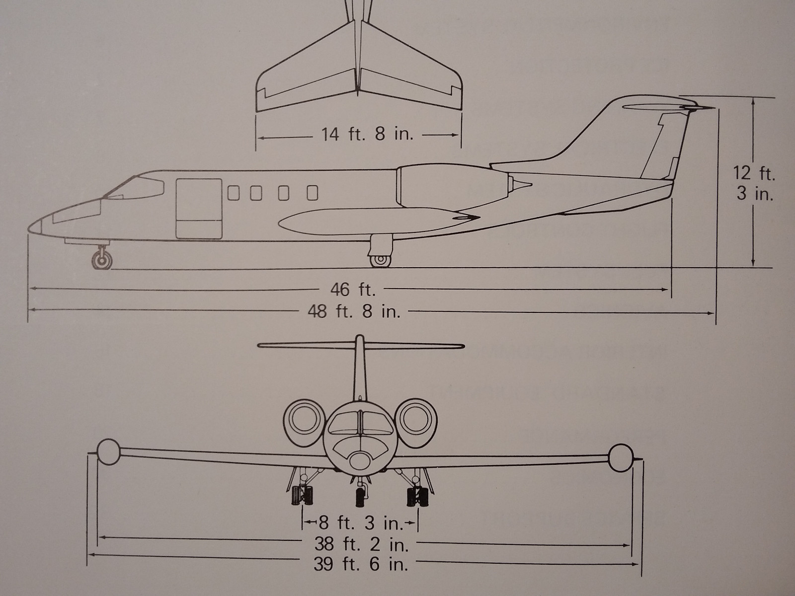 1975 Gates Learjet 36 Performance Reference Guide Manual