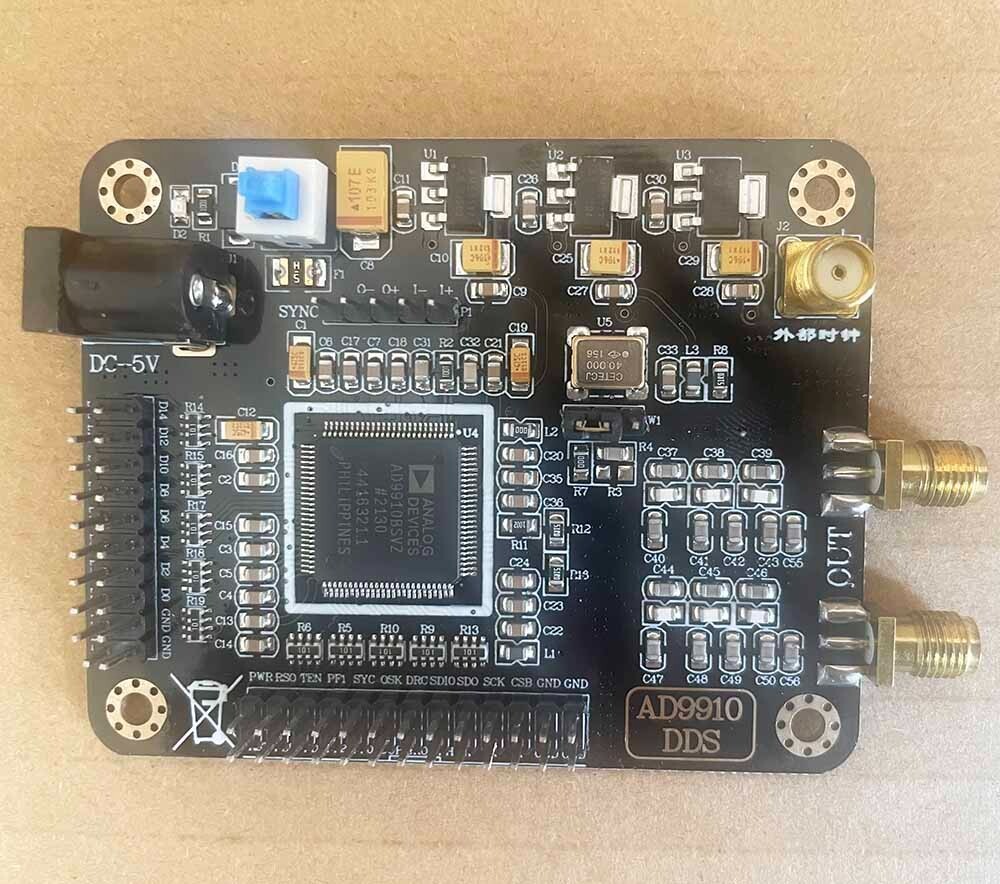 AD9910 DDS Module 14bit DAC 420M Output 1GSPS Samplign Rate Signal Generator