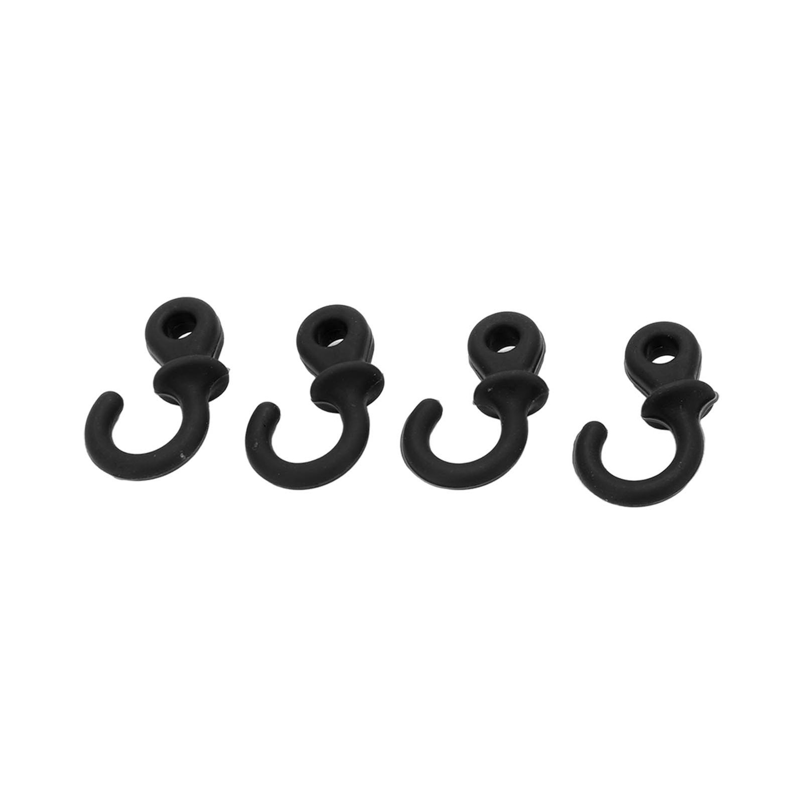 4x Archery String Silencers Monkey Tail Compound Bow String Stabilizer Black