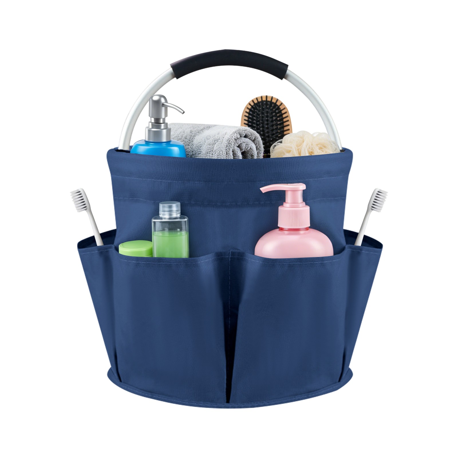 Foldable Cleaning Caddy, Portable Beach Basket, Multifunctional Storage Basket -