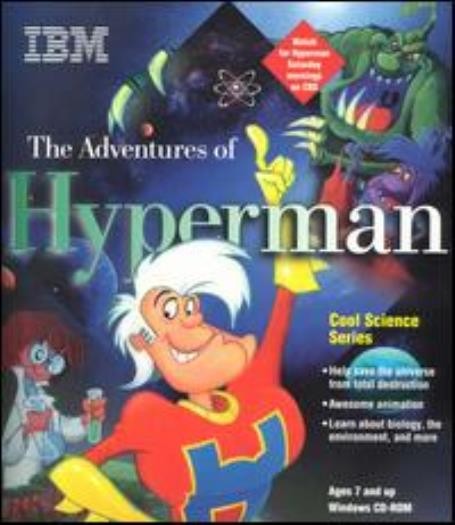 The Adventures of Hyperman PC CD kids help capture villains by learning science!