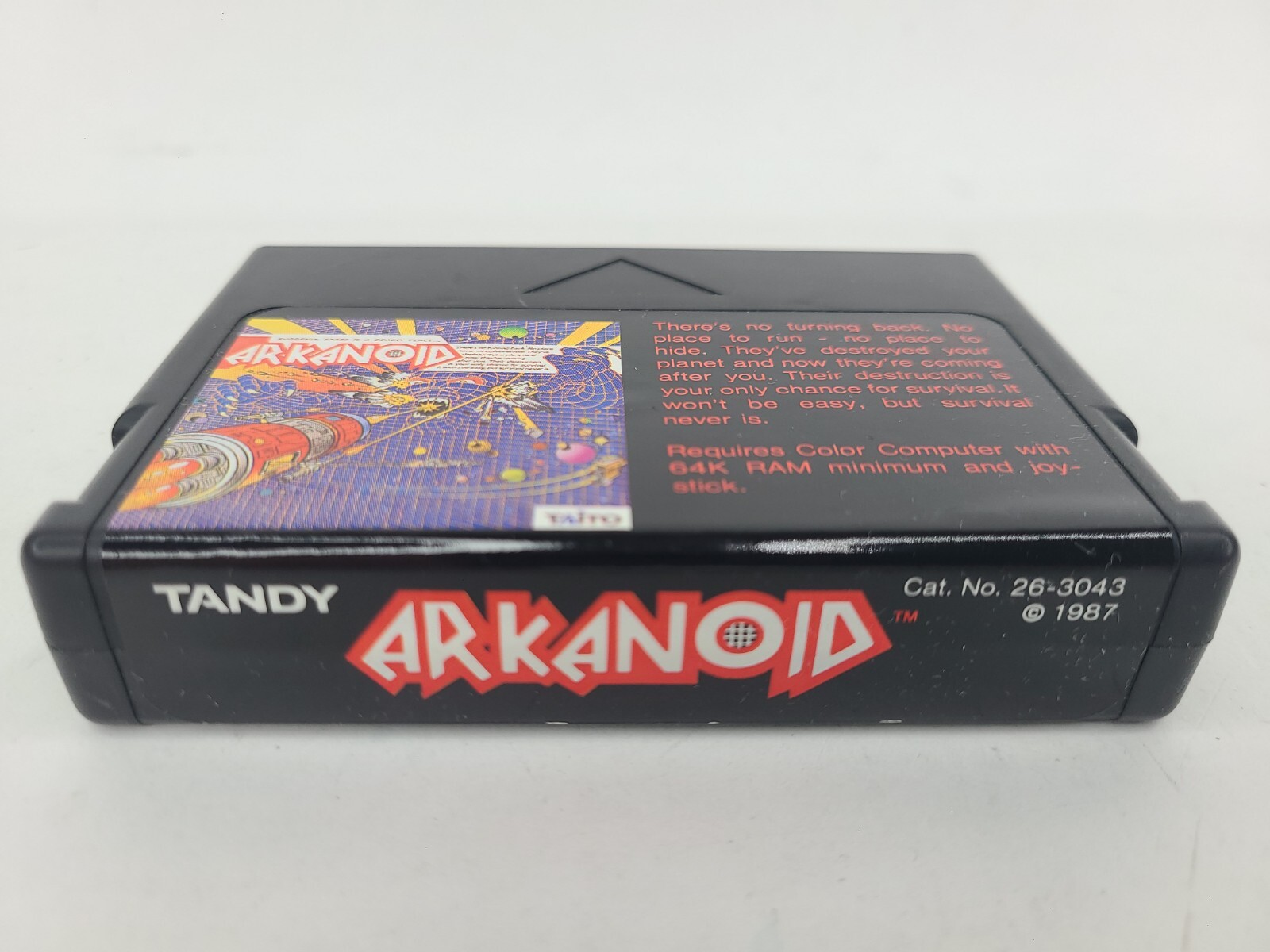 Arkanoid - Tandy 1987 Game Cartridge Retro