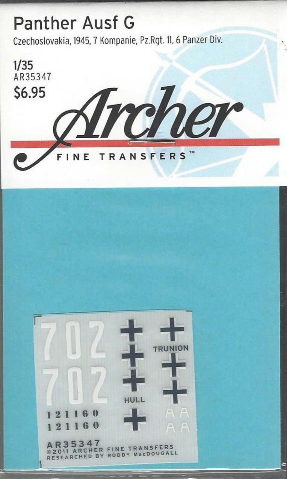 Archer 1/35 Scale Panther Ausf G  Item No. AR35347