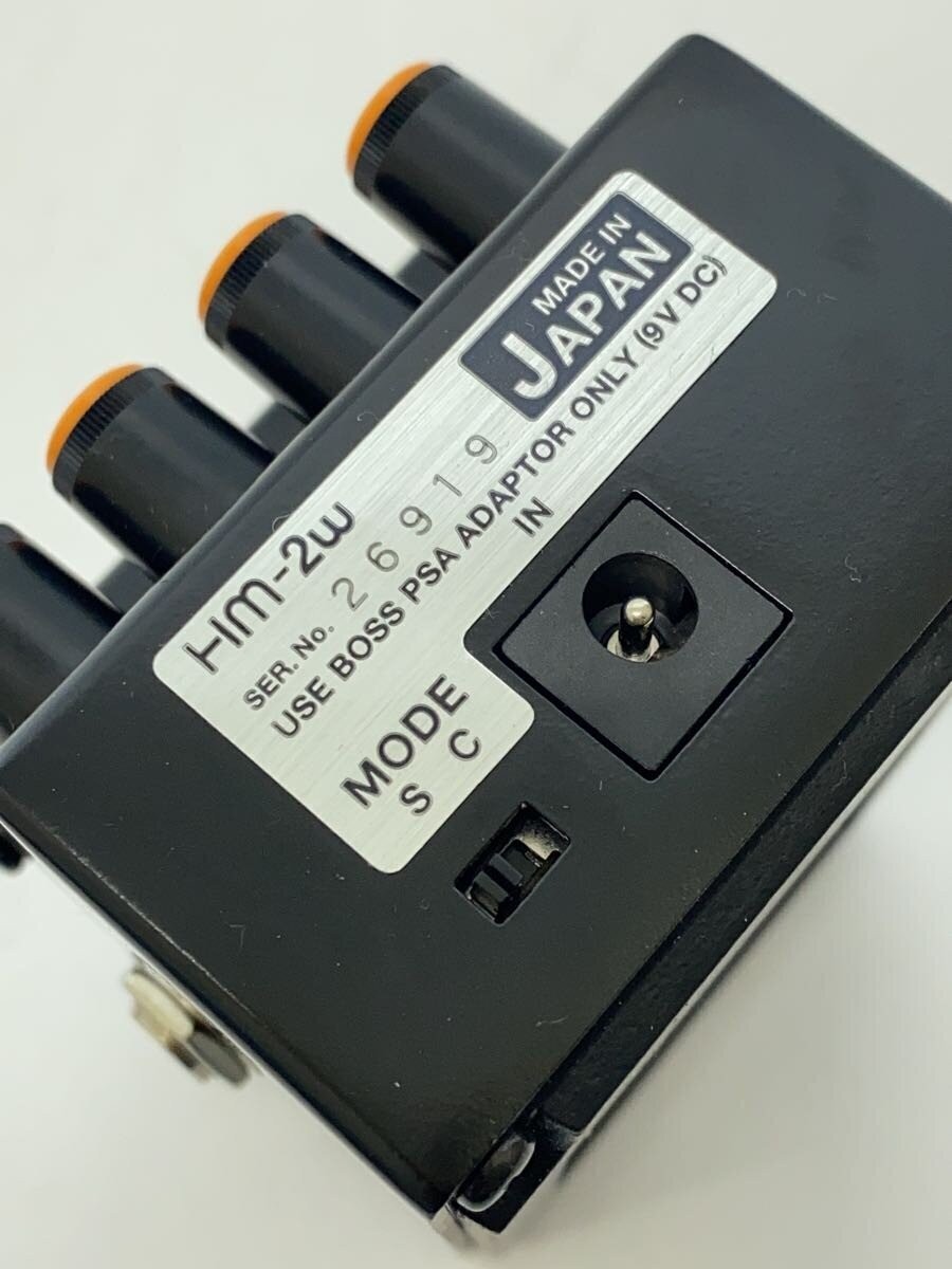 BOSS HM-2W Waza Craft Heavy Metal Distortion Pedal Excellent JAPAN