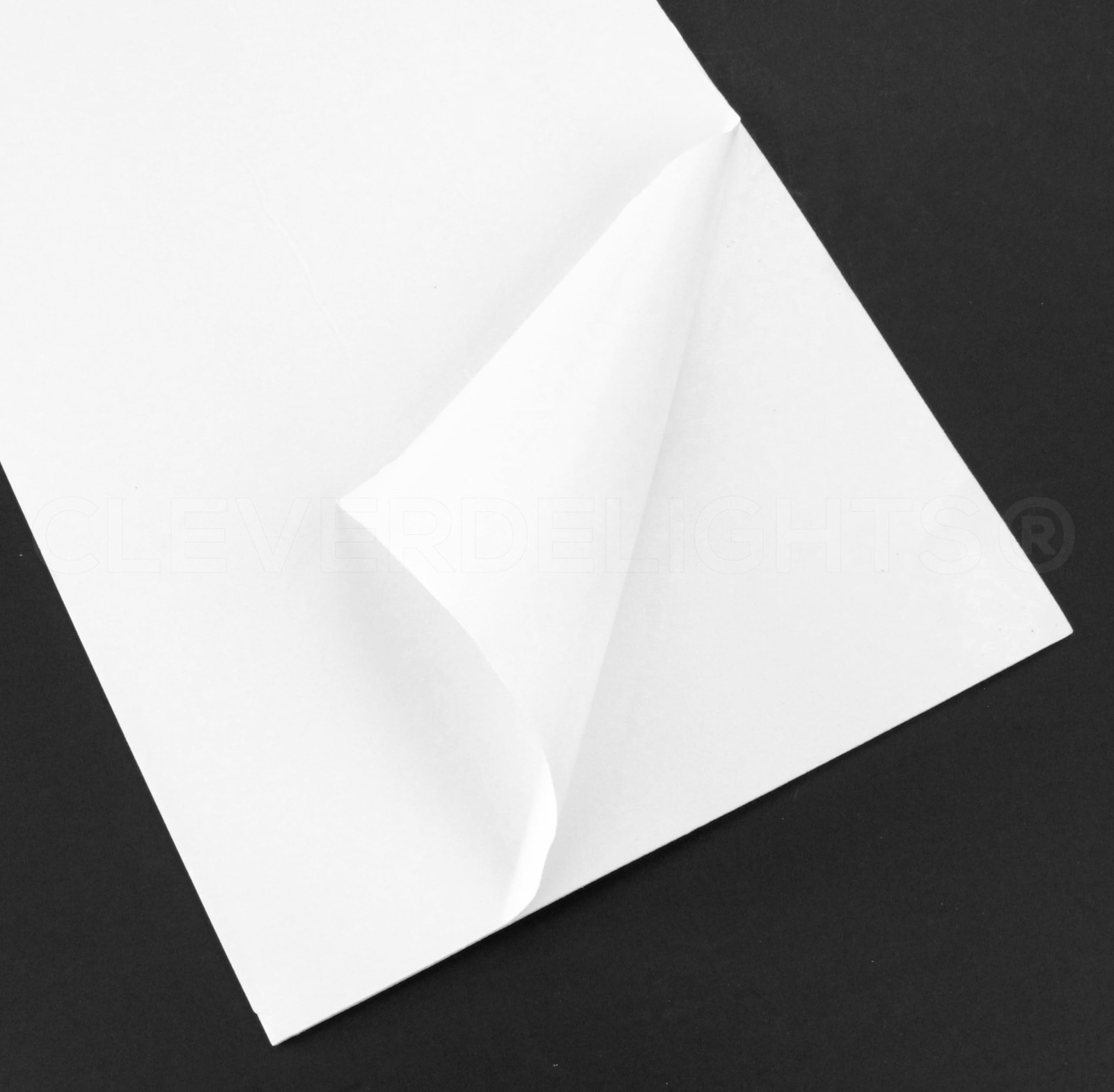 10 Pack - 8" x 12" Foam Sheets - White - Large Self Adhesive Craft Sheets
