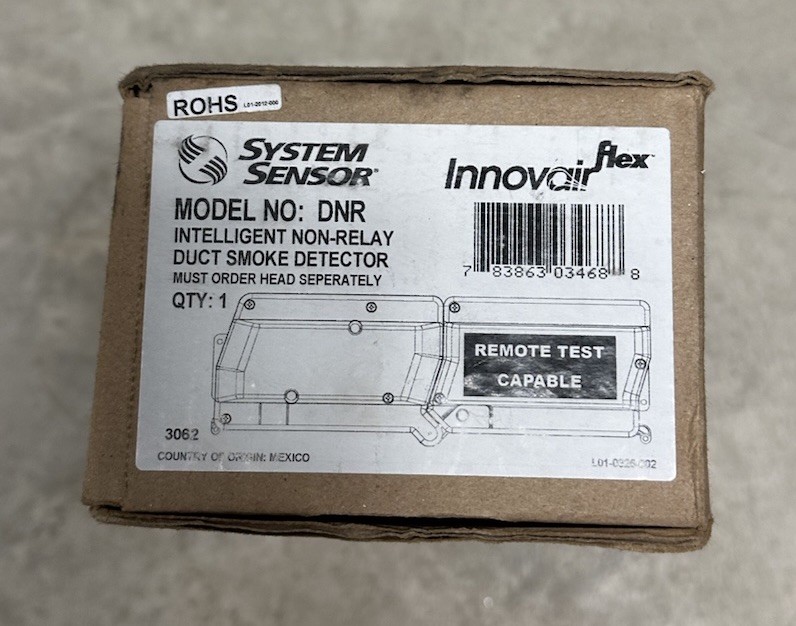 System Sensor DNR InnovairFlex Intelligent Non-Delay Duct Smoke Detector