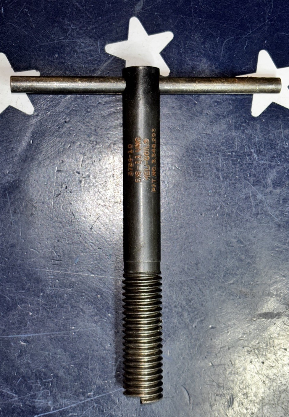 HELI-COIL 5/8-11 Thread Insert Hand Installation Tool Threaded Mandrel 3724-10