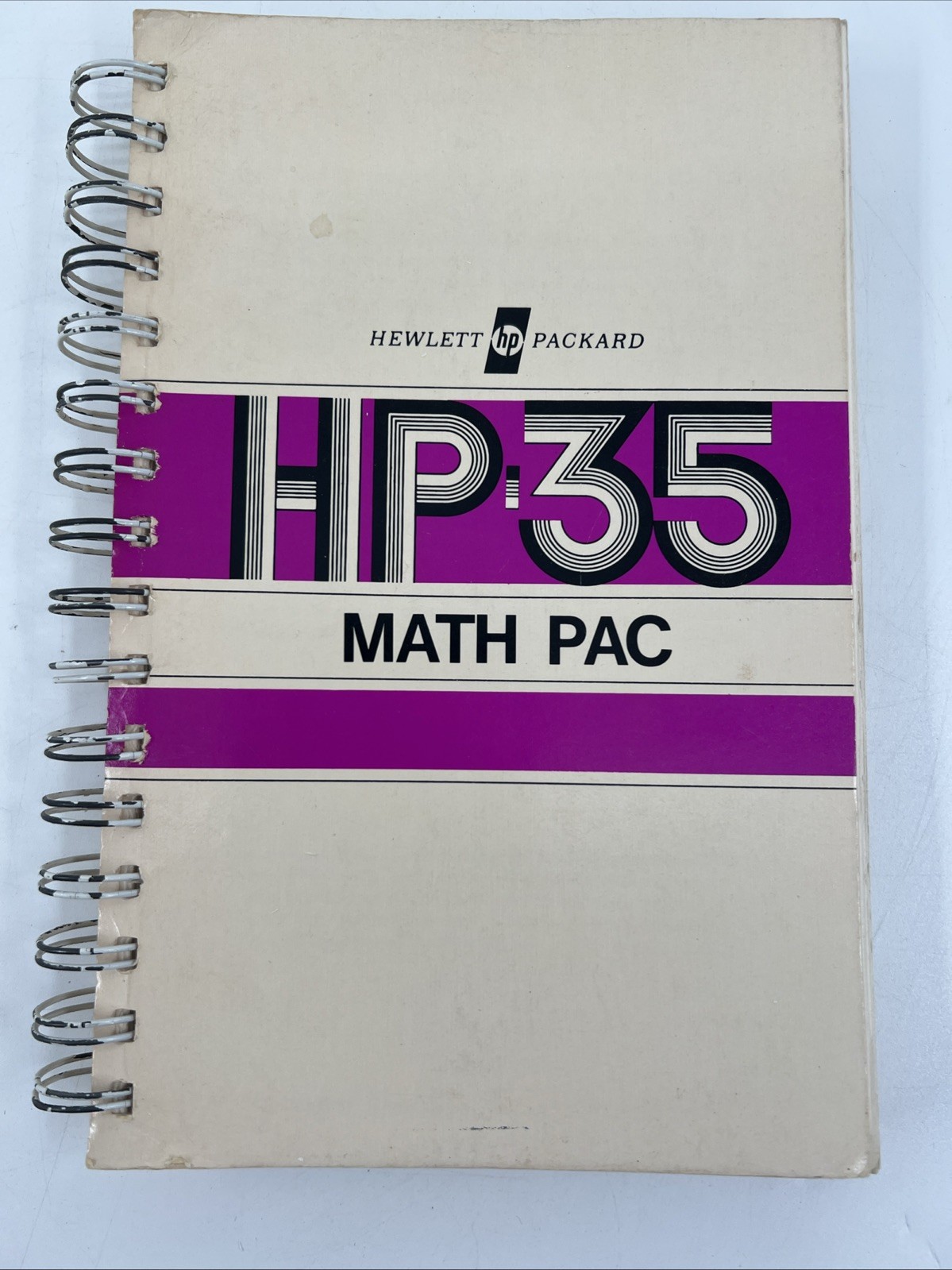 Hewlett-Packard Book HP-35 Calculator Math Pac 1974