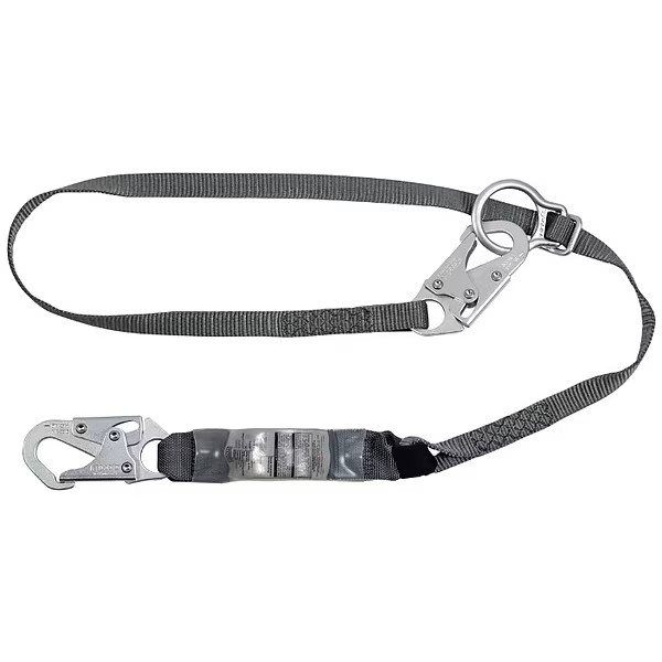 Msa Safety 10193128 V-Series Lanyard 6 Ft. Safety Harness Snap Hook Steel 900LBS
