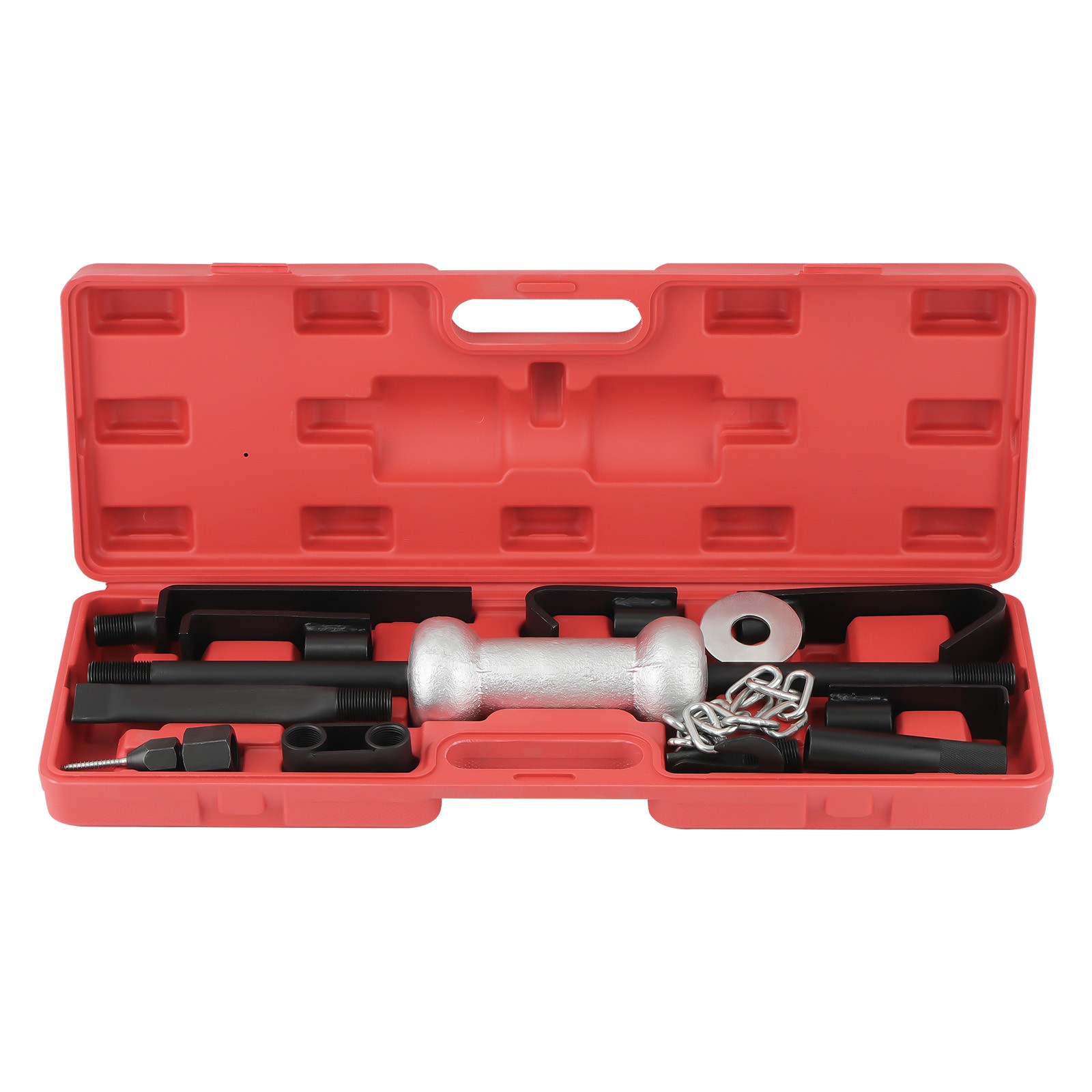 Slide Hammer Dent Puller Tool Kit 13LBS Wrench Adapter Axle Bearing Hub Auto Set