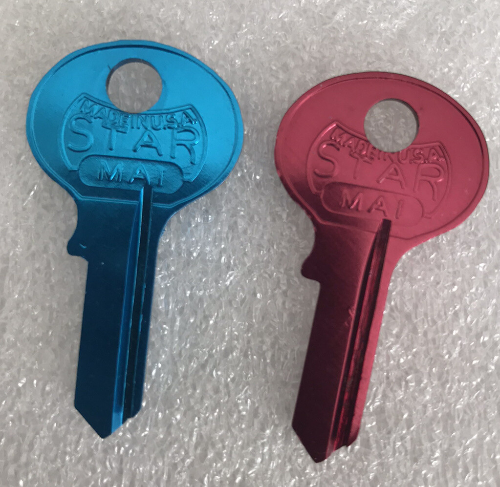 Star MA1   Key Blanks   Set of 2   Locksmith