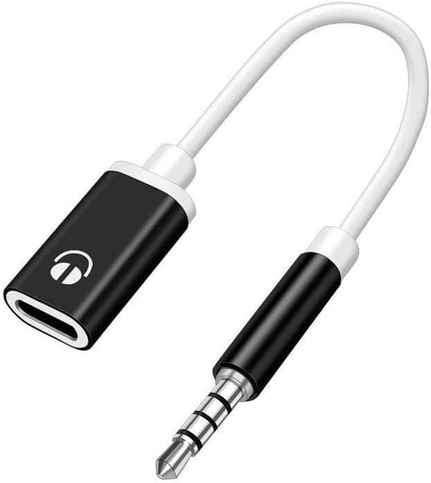 Headphone Jack Adapter,3.5mm Male to TypeC Female Audio Cable Cord,USB C to...
