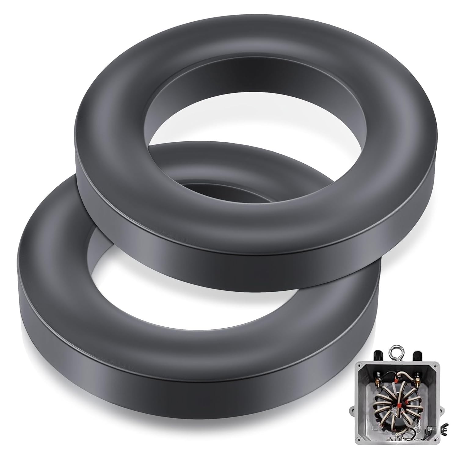 2 Pack Toroid Ferrite Core Compatible with FT240-43 Ferrite Ring