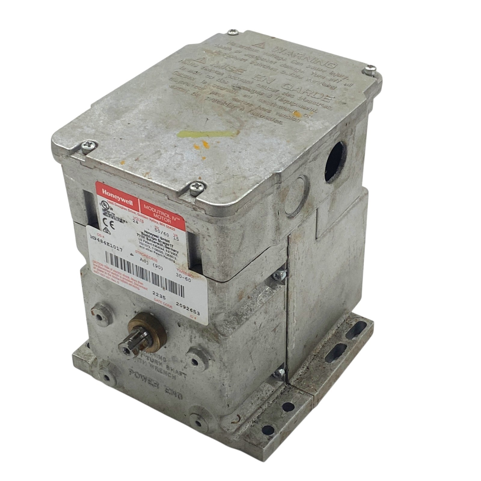 Honeywell M9484E1017 Modutrol IV Actuator Motor 24V 50/60Hz 15VA 90 Deg