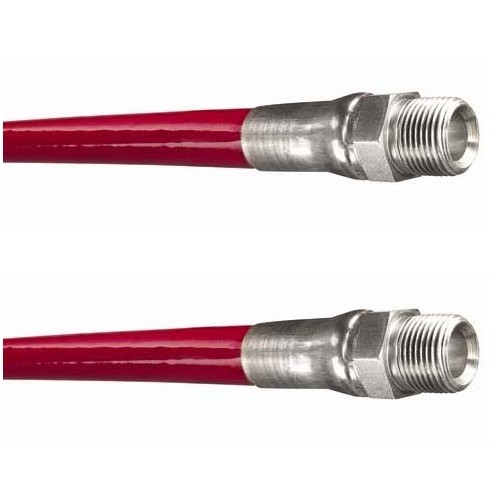 Piranha® LLRD 1/4" x 200' Sewer Jetter Hose 5000 PSI Red (MxM) LLRD-MM04X200